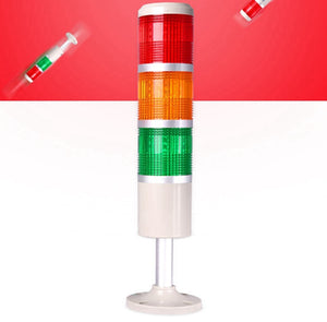 AC220V 3W Signal Tower Light Flashing Caution Lamp Warning Emergency Equipment Road Indicator Lamp