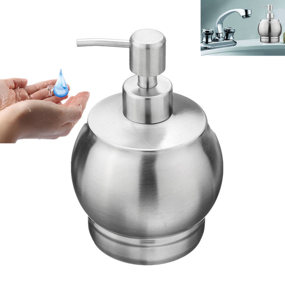 Stainless steel Color Sanding  Liquid Soap Latex Bottle Hand Soap Dispenser