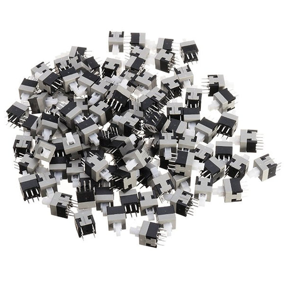 500pcs 8.5 x 8.5mm Touch Self-locking Button Switch Double Row Six Feet Straight