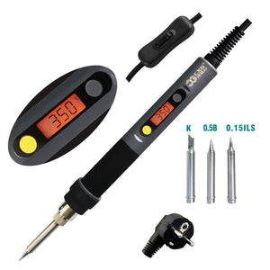 CXG C60W Digital Electric Soldering Iron LCD Backlight Adjustable Temperature with Power Swtich