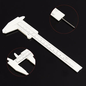 150mm Plastic Vernier Caliper Gauge Ruler Sliding Tool Metal Random Color