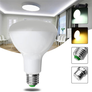 E27 B22 10W 5730 SMD Pure White Warm White Light Control LED Bulb Household Lamp AC85-265V