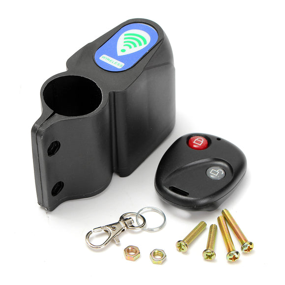 BIKIGHT Alarm Anti Theft Lock with Wireless Remote Control Cycling Bicycle Bike Security