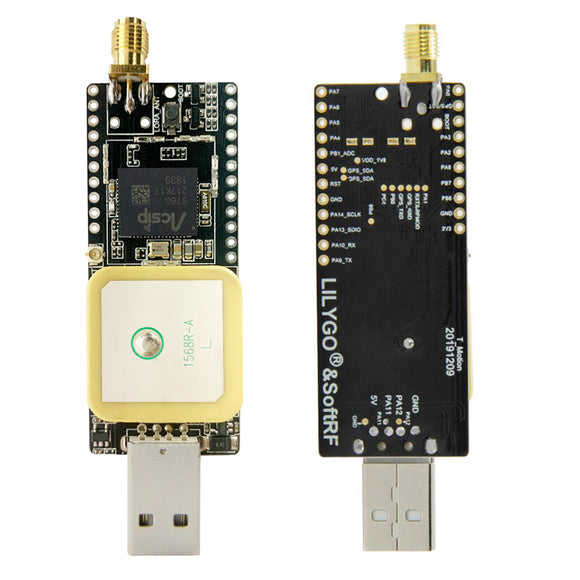 LILYGO TTGO T-Motion SoftRF S76G Lora Chip 868/915/923Mhz Antenna GPS Antenna USB Connector Development Board