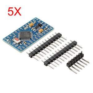 5Pcs Pro Mini ATMEGA328P Module 3.3V 8M Interactive Media Upgrade Version For Arduino