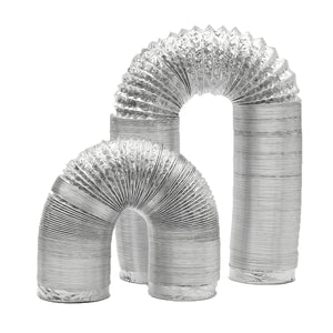 5/10M 100mm Aluminum Foil Flexible Ducting  Air Ventilation Duct Hydroponic