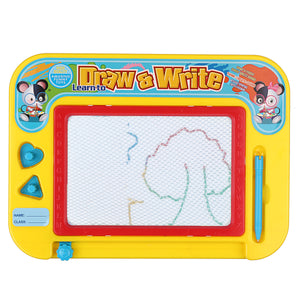 Topacc Sketchpad Color Magnetic Writing Pad 4 Color Writing Tablet Babies Learn Draw Science Educational Painting