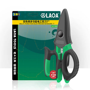 LAOA 6/7" Wire Cutter Electrician Scissors Crimpper Stainless Wire Stripper Crimping Tool"