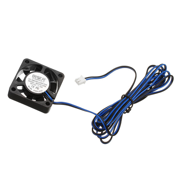 TRONXY DC 12V 0.12A Blue 4010 Brushless Cooling Fan With 2M Cable For 3D Printer Part