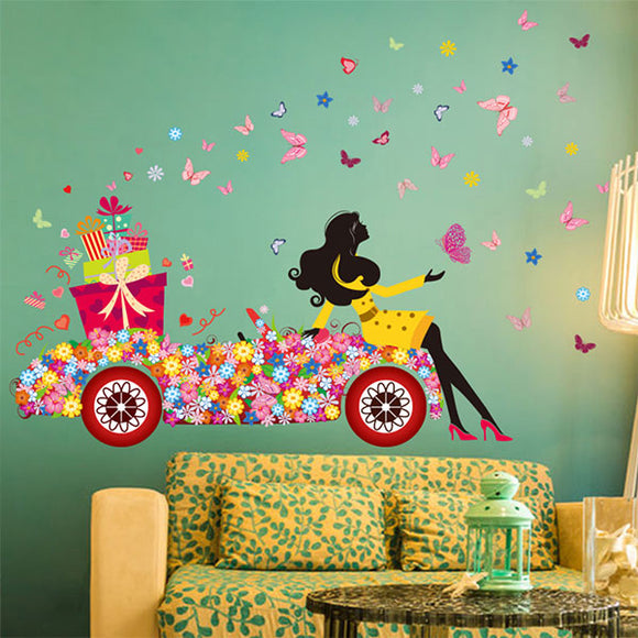 Child Room Decoration DIY Wall Sticker Wallpaper Butterfly Girl Removable Art Decal Home Mural