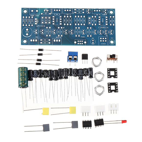 2.1 Channel Subwoofer Preamp Board DIY Kit Low Pass Filter Pre-AMP Amplifier Board NE5532 Low Pass Filter Bass Preamplifier