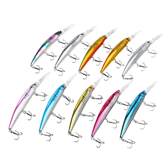 Bobing 1pc 14cm Minnow Bait Simulated Freshwater Fishing Bait Artificial Lifelike Fishing Lure