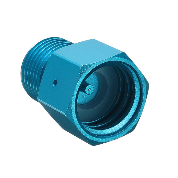 Adapter Converts CO2 Tank to Standard G1/2/CGA320 Male Fitting & W21.8 Female Fitting Blue