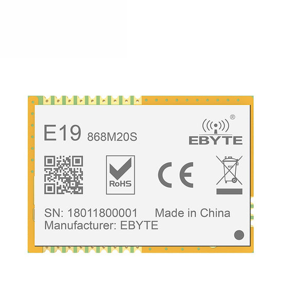 Cleqee-2 E19-868M20S SPI 20dBm SX1276 Long Distance 868MHz Transceiver Wireless RF Modulator LoRa Module