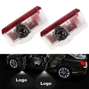 2Pcs 5W 6500K Car Welcome Light Door Courtesy Laser Projector Lamp for Benz