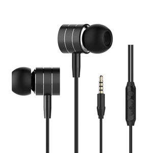 Langsdom I-7A Wired Metal Professional Earphone HiFi Stereo In-ear Headsets With Mic for Cell Phones