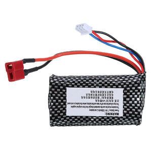 RBR/C 7.4v 1300mah Lipo Battery For 7.4v RC Car Boat Vehicle Models Parts T/JST Plug