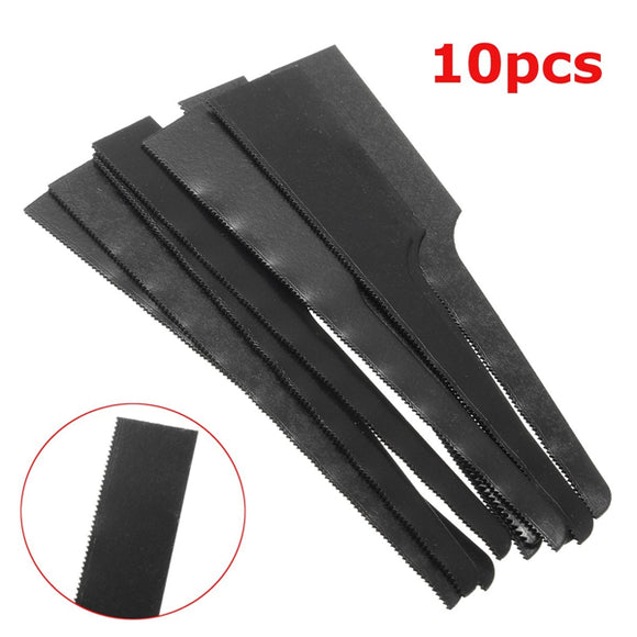 10Pcs Air Body Saw Blades 32TPI BI-Metal Black Reciprocating Tool