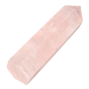 Pink Natural Quartz Decoration Craft Healing Hexagonal Prism Wand Accessories