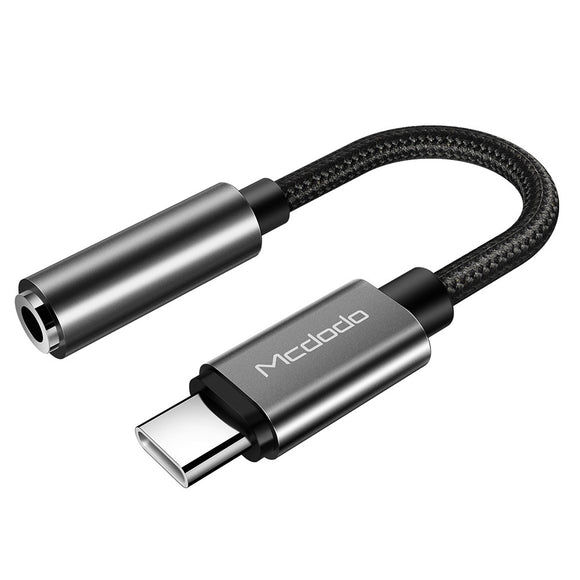 Mcdodo Type-C till 3,5 mm hrlursuttag 3,5 USB-adapter AUX fr Huawei mate 20 10 P20 pro Xiaomi Mi 6 8 Audio kabel typ c Adapter