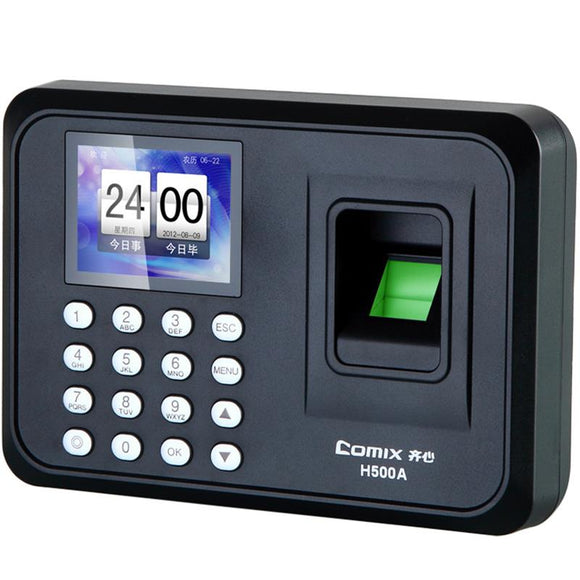 Comix H500A Biometric Fingerprint+Password Recognition Office Attendance Machine Sensor Recorder Access Control System Employee Checking-in Recorder