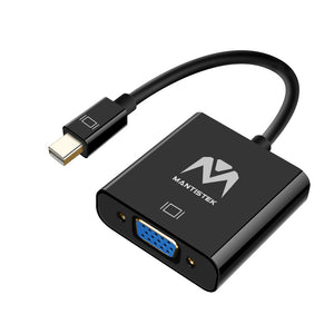 MantisTek MD1 Thunderbolt Mini DP Display Port To VGA Cable Adapter For MacBook Ultrabook