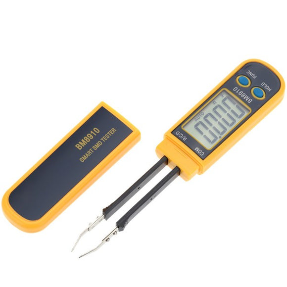 BM8910 Handheld Smart SMD Tester Tweezers Resistor Capacitor Diode Intelligent Testing Clips