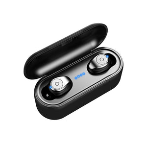 [bluetooth 5.0] Amoi TWS Wireless Earphone CVC8.0 Double Noise Cancelling 3000mAh Power Bank Headset