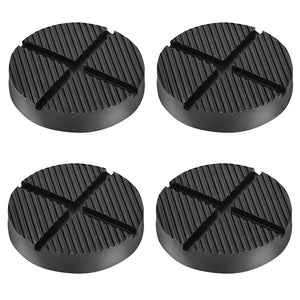 4PCS Universal Rubber Jack Pad Adapter Pinch Weld Side Frame Rail Protector Puck/Pad