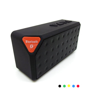 Portable Wireless Stereo Bluetooth Speaker with Built-in Micro SD TF Card FM Radio Multicolor