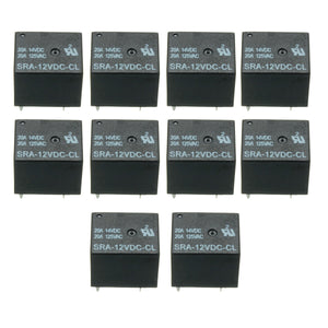 20pcs 5 Pin Relay 12V DC 20A Coil Power Relay SRA-12VDC-CL