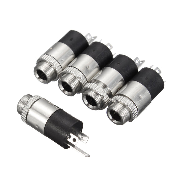 5Pcs PJ392 Stereo Female Sockect Jack 3.5 Audio Stereo Video Connector Jack Socket Plug