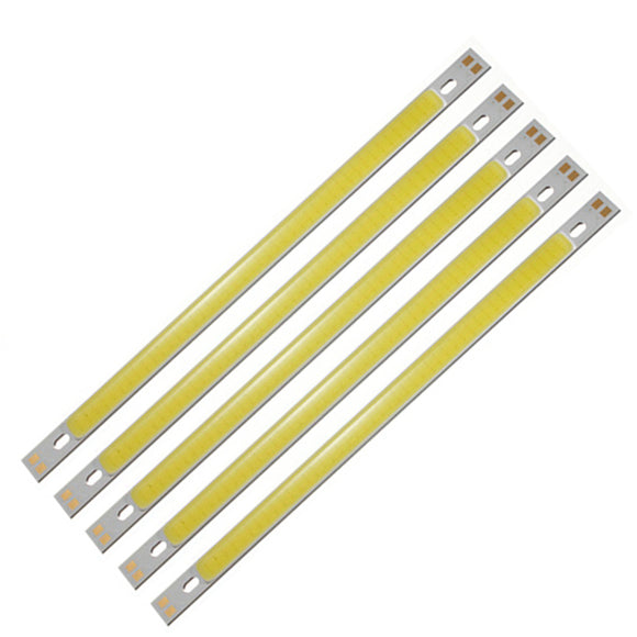 5pcs LUSTREON Pure White High Power 10W COB LED Chip Light DC12-14V for DIY 200x10MM Lamp