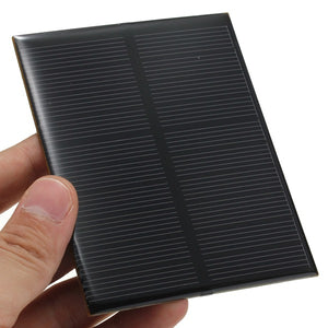 5V 1.2W Monocrystalline 104MM x 80MM 240MA Mini Solar Panel Photovoltaic Panel