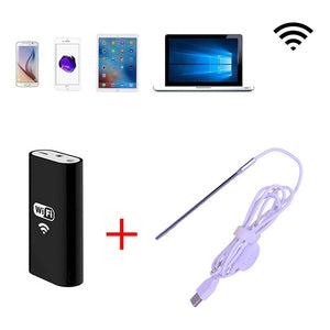 Metal 4.9mm Lens WiFi Endoscope Ear Nose Medical USB Endoscope Inspection Camera for IOS Android PC