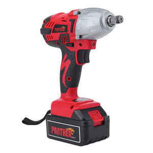 8800mAh Electric Cordless Rechargeable Impact Wrench 320Nm High Torque with 2 Li-ion Batteries