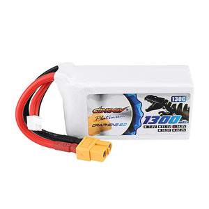 DINOGY ULTRA GRAPHENE 2.0 14.8V 1300mAh 130C 4S Lipo Battery XT60 Plug for FPV RC Drone