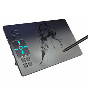 VEIKK A50 Graphics Drawing Tablet Digital Pen Tablet with 8192 Levels Passive Pen for Win and for Mac Drawing Board