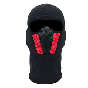 Motorcycle Face Mask For Men Outdoor Helmet Ski Sport Neck Hood Black Red Gray