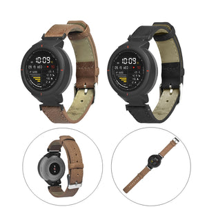 Bakeey Retro Style Leather Strap Smart Watch Band for Huami Amazfit Verge Smart Watch