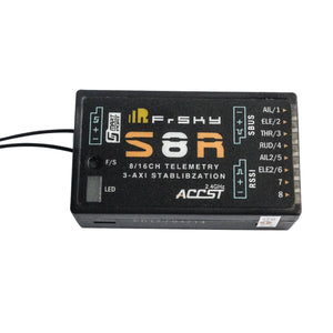 Frsky S8R 16CH Stablibzation RSSI PWM Output Telemetry Receiver With Smart Port