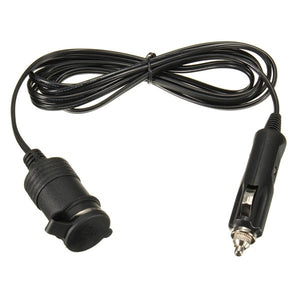 2m 12V Car Cigarette Lighter With a Waterproof Cover Extension Cable Adapter