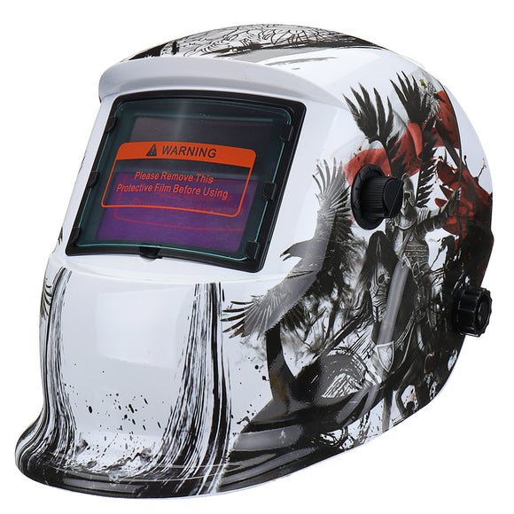 Solar Power Automatic Dimming Welding Helmet Welder Mask Adjustable Head Band