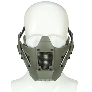 WoSporT MA-95 Module Anti-shock Tactical Half Mask Suitable For AF Helmet Riding