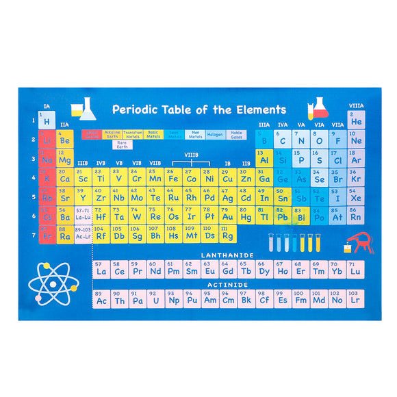 Periodic Table of Elements Wall Poster 20x30cm 40x60cm Silk Fabric Cloth Print Teaching Decorations