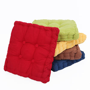 Square Corduroy Chair Pad Cushion Thicker Patio Car Office Seat Sofa Tatami Floor Mat