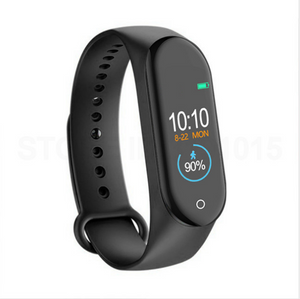 Bakeey M4 Heart Rate Blood Pressure Monitor Alarm Clock bluetooth Camera IP67 Waterproof Smart Watch Bracelet