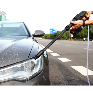 21V Portable Cordless Pressure Clean Washer Cleaner Car Courtyard Glass