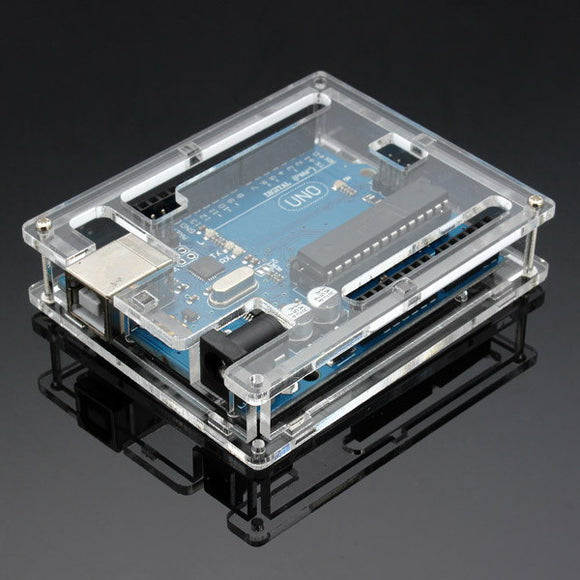 10Pcs Transparent Acrylic Shell Module Case For Arduino UNO R3 Module Board