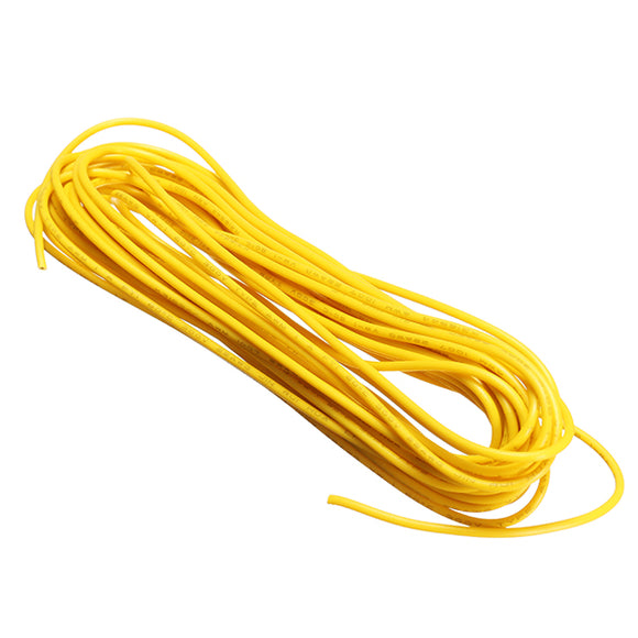 3 Lots 5 Meters/Lot Yellow 300V Super Flexible 22AWG Copper PVC Insulated Wire LED Electric Cable